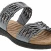 Easy Street Agata Wrapped Two Band Women’s Comfort Wedge Sandal 12 Easy Street Agata Wrapped Two Band Women’s Comfort Wedge Sandal -Shoe Sensation Shop easystreet 31 1690 agatawrappedtwobanddenim blue01