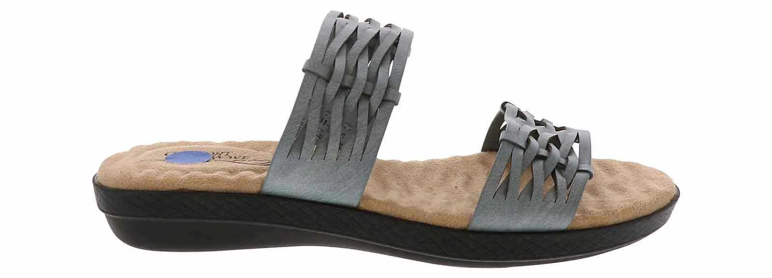 Easy Street Agata Wrapped Two Band Women’s Comfort Wedge Sandal 2 Easy Street Agata Wrapped Two Band Women’s Comfort Wedge Sandal - Image 2