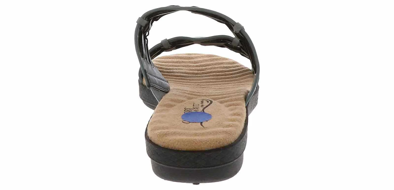 Easy Street Agata Wrapped Two Band Women’s Comfort Wedge Sandal 3 Easy Street Agata Wrapped Two Band Women’s Comfort Wedge Sandal - Image 3