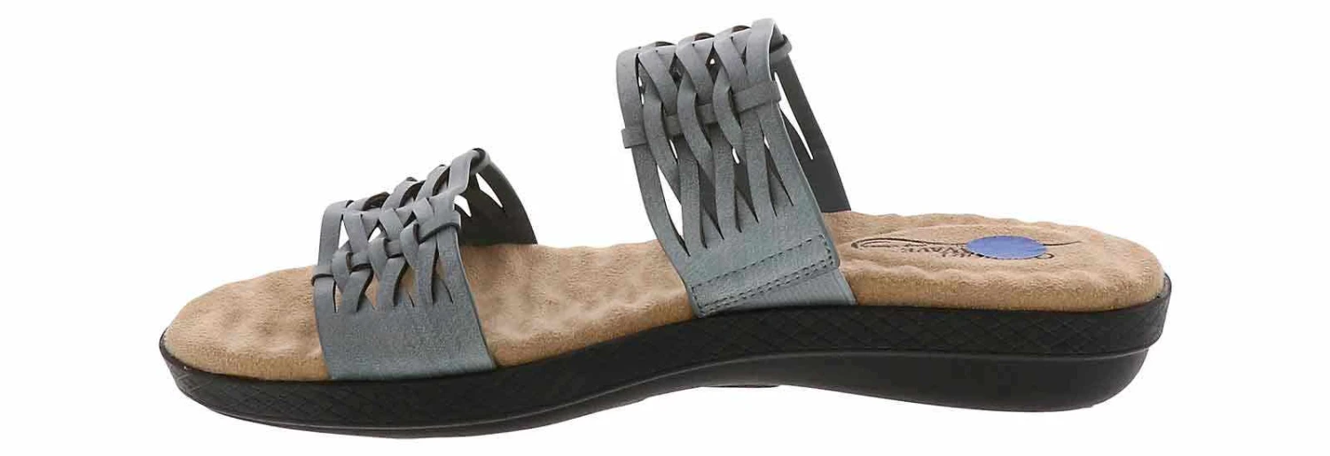 Easy Street Agata Wrapped Two Band Women’s Comfort Wedge Sandal 4 Easy Street Agata Wrapped Two Band Women’s Comfort Wedge Sandal - Image 4