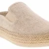 ESPRIT Clarks Neema Linen Espadrille Women's Casual Shoe -Shoe Sensation Shop esprit neema linen neemalinenespadrillemule white01