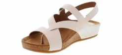 Euro Soft By Sofft Gianetta Women’s Comfort Wedge Sandal White -Shoe Sensation Shop eurosoftbysofft gianetta white gianetta white05