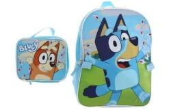Fast Forward Bluey And Bingo Kids’ Backpack & Lunchbox Set