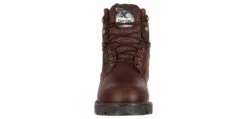 Georgia Boots Homeland 6-Inch Men's Steel Toe Work Boot -Shoe Sensation Shop georgiaboot g105 homeland brown 05