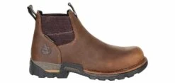 Georgia Boots Eagle One Chelsea Men's Soft Toe Work Boot -Shoe Sensation Shop georgiaboot gb00315 eagleone brown 02