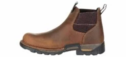 Georgia Boots Eagle One Chelsea Men's Soft Toe Work Boot -Shoe Sensation Shop georgiaboot gb00315 eagleone brown 04