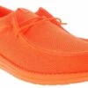 HEYDUDE Wally Funk Mono Neon Orange Men's Casual Shoe 12 HEYDUDE Wally Funk Mono Neon Orange Men's Casual Shoe -Shoe Sensation Shop heydude 40011 863 wallyfunkmononeonorange orange01