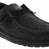 HEYDUDE Micro Sox Total Black Men’s Casual Shoe 12 HEYDUDE Micro Sox Total Black Men’s Casual Shoe -Shoe Sensation Shop heydude 40019 0xj microsoxtotalblack blackgry01