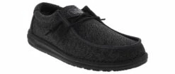 HEYDUDE Micro Sox Total Black Men’s Casual Shoe