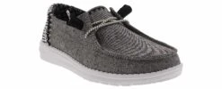 HEYDUDE Wendy Chambray Woven Onyx Women’s Casual Shoe
