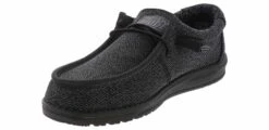 HEYDUDE Wally Sox Men’s Wide-Width Casual Shoe 10 HEYDUDE Wally Sox Men’s Wide-Width Casual Shoe -Shoe Sensation Shop heydude 40149 0xj wallysoxwideblk black05