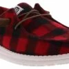 HEYDUDE Wendy Buffalo Women’s Casual Shoe -Shoe Sensation Shop heydude 40617 643 wendybuffalo red01