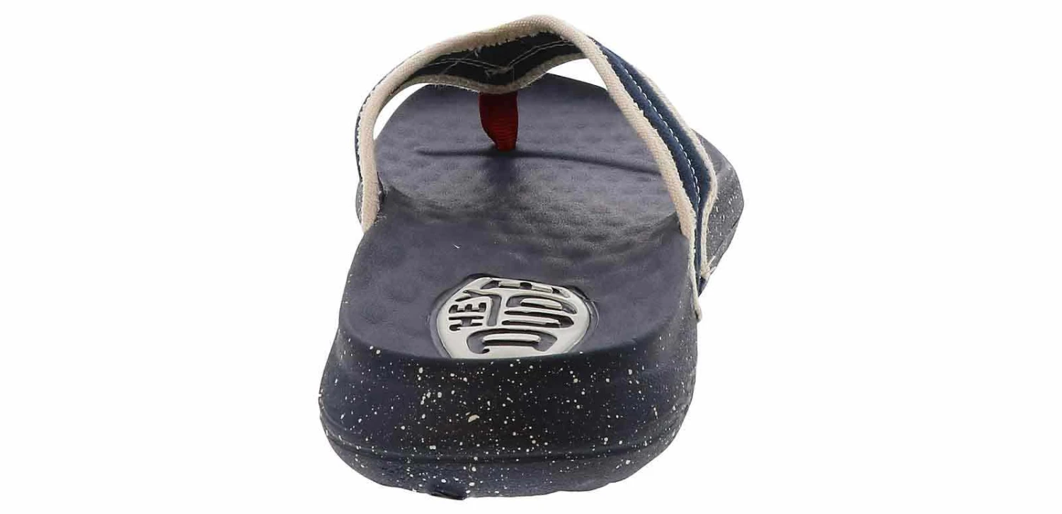 HEYDUDE Myers Americana Navy White Men's Thong Sandal 3 HEYDUDE Myers Americana Navy White Men's Thong Sandal - Image 3