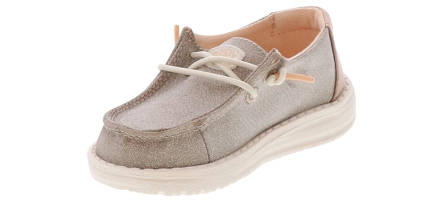 HEYDUDE Wendy Metallic Sparkle Girls’ (7-10) Casual Shoe 5 HEYDUDE Wendy Metallic Sparkle Girls’ (7-10) Casual Shoe - Image 5