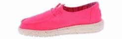 HEYDUDE Wendy Canvas Youth (11-4) Casual Shoe -Shoe Sensation Shop heydude 41281 680 wendyyouthcanvaspink pink04