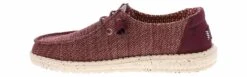 HEYDUDE Wendy Stretch Burgundy Women’s Casual Shoe -Shoe Sensation Shop heydude 41878 605 wendystretchsoxburgundy red04