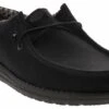 HEYDUDE Wally Classic Men’s Casual Shoe 12 HEYDUDE Wally Classic Men’s Casual Shoe -Shoe Sensation Shop heydude 41894 070 wallyclassicblkgry black01