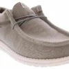 HEYDUDE Wally Warmth Men’s Casual Shoe -Shoe Sensation Shop heydude 41899 00j wallywarmthknitgrey grey01