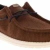 HEYDUDE Wally Funk Corduroy Men’s Casual Shoe 13 HEYDUDE Wally Funk Corduroy Men’s Casual Shoe -Shoe Sensation Shop heydude 41909 2w5 wallyfunkcorduroybrnblk brown01