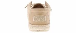 HEYDUDE Wally Stretch Sox Youth Boys’ (13-7) Casual Shoe -Shoe Sensation Shop heydude 42072 0lz wallyystretchsox beige03