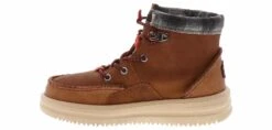 HEYDUDE Bradley Toddler Boys' (5-10) Comfort Boot -Shoe Sensation Shop heydude 42140 21n bradleytclassiccognac brown04