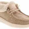 HEYDUDE Wendy Fold Brushed Cozy Youth Girls’ (11-3) Shoe 13 HEYDUDE Wendy Fold Brushed Cozy Youth Girls’ (11-3) Shoe -Shoe Sensation Shop heydude 42143 105 wendyfoldybrushedcozy beige01