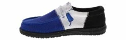 HEYDUDE Wally Tri Varsity Men's Casual Shoe -Shoe Sensation Shop heydude 42640 4r4 wallytrivarsity blue04