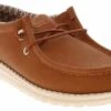 HEYDUDE Wally Classic Youth Boys' (11-7) Casual Shoe -Shoe Sensation Shop heydude 42751 265 wallyyclassictan tan01