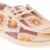 HEYDUDE Wendy Cottage Crochet Petal Women's Casual Shoe -Shoe Sensation Shop heydude 43109 78w wendycottagecrochetpetalpk multi01