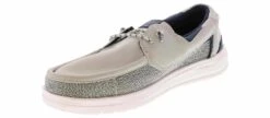 HEYDUDE Welsh Grip Classic Mesh Men's Boat Shoe 10 HEYDUDE Welsh Grip Classic Mesh Men's Boat Shoe -Shoe Sensation Shop heydude 43154 1u7 welshclassicmesh grey05