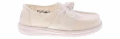 HEYDUDE Wendy Bow Stardust Youth Girls’ (11-4) Casual Shoe -Shoe Sensation Shop heydude 43699 100 wendybowystardust white02