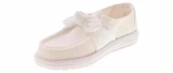 HEYDUDE Wendy Bow Stardust Youth Girls’ (11-4) Casual Shoe -Shoe Sensation Shop heydude 43699 100 wendybowystardust white05