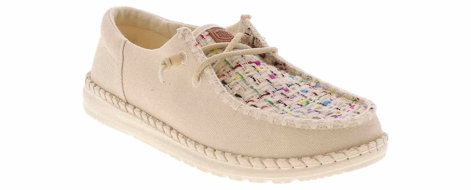 HEYDUDE Wendy Funk Crafted Tweed Women’s Casual Shoe 1 HEYDUDE Wendy Funk Crafted Tweed Women’s Casual Shoe