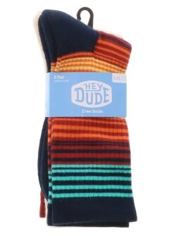 HEYDUDE 3PK Unisex Crew Socks