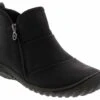JBU Piper Women’s Comfort Bootie -Shoe Sensation Shop jbu piper bk piper black01