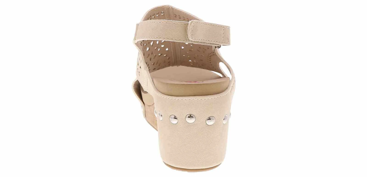 Jellypop Alasia Bone Women’s Wedge Sandal 3 Jellypop Alasia Bone Women’s Wedge Sandal - Image 3
