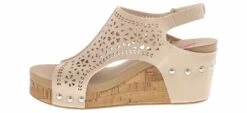 Jellypop Alasia Bone Women’s Wedge Sandal 9 Jellypop Alasia Bone Women’s Wedge Sandal -Shoe Sensation Shop jellypop alasia bone alasiabonehoodedwedge off white04