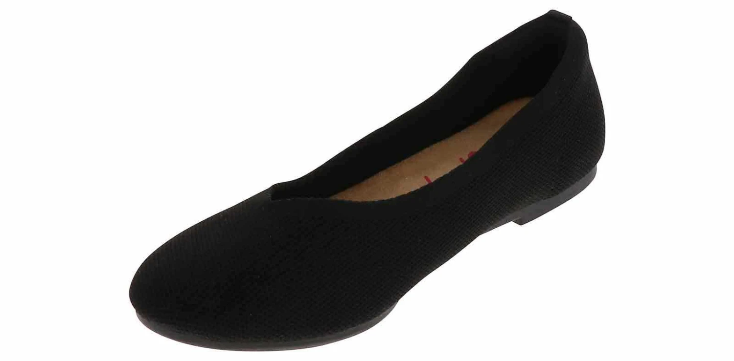 Jellypop Music 1 Black Knitted Women’s Casual Flat 5 Jellypop Music 1 Black Knitted Women’s Casual Flat - Image 5