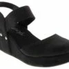 Jellypop Reema Women’s Wedge Shoe 12 Jellypop Reema Women’s Wedge Shoe -Shoe Sensation Shop jellypop reema blk wedge reemablackwedgecaptoe black01