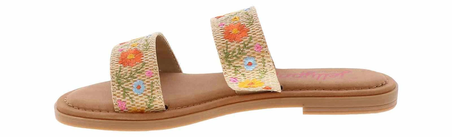 Jellypop Rily Natural Embroid Women's Fashion Sandal 4 Jellypop Rily Natural Embroid Women's Fashion Sandal - Image 4