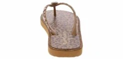 Juicy Couture Selfless Women’s Thong Sandal -Shoe Sensation Shop juicycouture selfless nat selflessnaturalmulti brown03