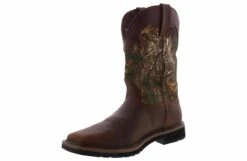 Justin Boots Justin Rugged Men’s Western Work Boot -Shoe Sensation Shop justinboots se4676 rugged brown05