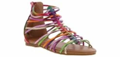 Kensie Girl Rainbow Gladiator Youth Girls’ (11-4) Sandal