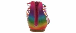 Kensie Girl Rainbow Gladiator Youth Girls’ (11-4) Sandal -Shoe Sensation Shop kensiegirl kg90948 multi kensiegirlrainbowgladiator multi03