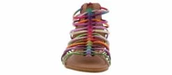 Kensie Girl Rainbow Gladiator Youth Girls’ (11-4) Sandal -Shoe Sensation Shop kensiegirl kg90948 multi kensiegirlrainbowgladiator multi06