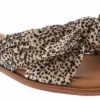 Kensie Renta 2 Leopard Tie Women's Slide Sandal 2 Kensie Renta 2 Leopard Tie Women's Slide Sandal -Shoe Sensation Shop kensiegirl renata 2 leo renata2leopardtieslide multi01