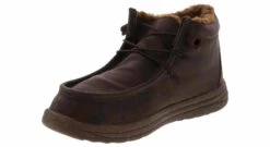 Lamo Trent Men’s Faux Fur Boot -Shoe Sensation Shop lamo em2157 chc trent brown05
