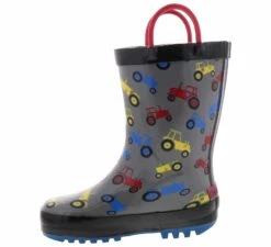 Northside Tractor Toddler Boys' (6-10) Rain Boot -Shoe Sensation Shop northside 923103t947 tractorrainboot grey04