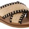 Pierre Dumas Caliso Natural Women's Wedge Sandal 12 Pierre Dumas Caliso Natural Women's Wedge Sandal -Shoe Sensation Shop pierredumas caliso natural calisonaturalcrossband natural01