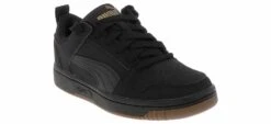Puma Rebound Layup Nubuck Junior Boys' (4-7) Court Sneaker